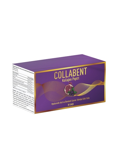 COLLABENT 30 SAŞE Kollajen Peptit Hyaluronik Asit ve Bentonit