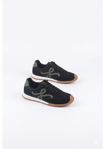 Pepita E472 Rahat Özel Tasarım Spor Sneaker Erkek Ayakkabı Siyah