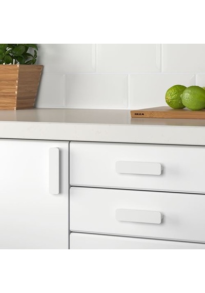 Ikea Hackås Kulp, Beyaz, 100 Mm, 2 Adet