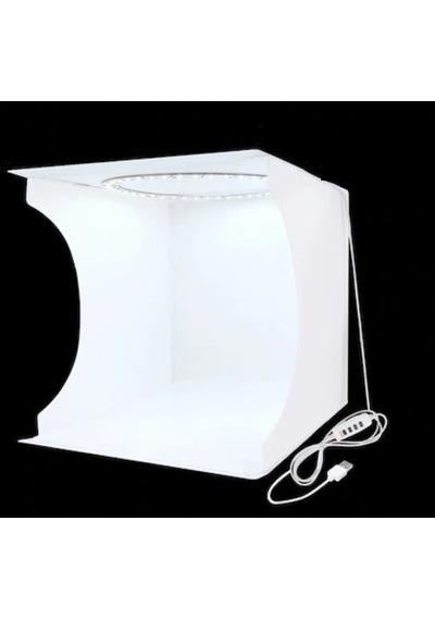 Puluz 30 x 30 CM Photo Box Led Işıklı Katlanabilir Ürün Çekim Çadırı