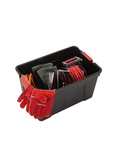 Iris Ohyama, Kapaklı Büyük Saklama Kutuları, Garaj Saklama Kutuları, Kapatma Klipsleri, 60l/3 Paket, Bpa İçermez, Diğer