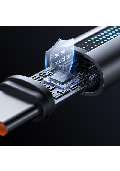 Ca-5740 100 W Type-c To Type-c Hızlı Şarj Kablosu 1.2 M Siyah