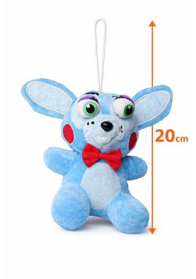 Mavi Peluş Figür 20 Cm Yumuşak, Hafif, Askılı Oyuncak Açık Mavi