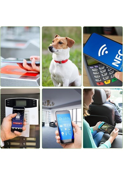 50 Adet Nfc Etiket Çıkartması, Yuvarlak Nfc Etiket Ntag215 Programlanabilir 504 Bytes Bellek Ntag215 Etiketler Tagmo Amiibo İle Uyumlu, Kolay Sabitleme İçin Yapışkan Arka Yüzlü