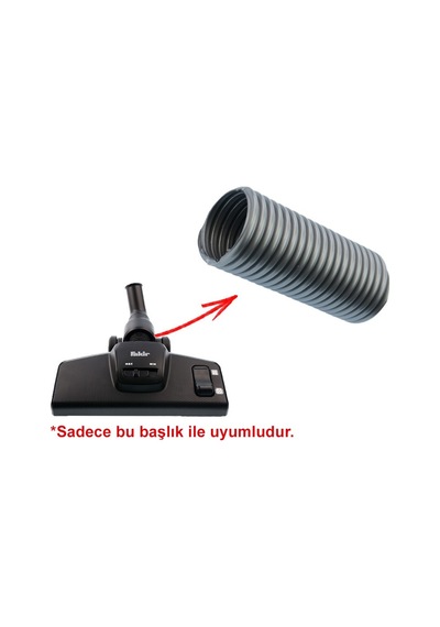 Srfn Ticaret Karaca Vantuz S6 Uyumlu Süpürge Emici Başlık Ara Hortum - 1 Adet
