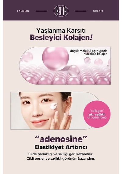 Lamelin Kolajen İçeren    Bakım Kremi Lamelin Collagen Pure Cream 50 ML