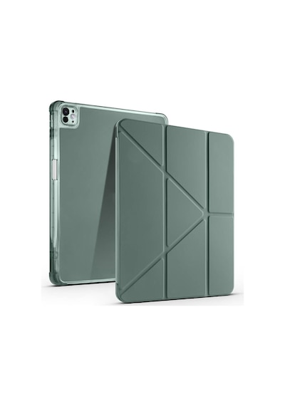 Aksesuarcim Apple iPad Uyumlu Pro 13 2024 İle Uyumlu Kılıf Silikon Yumuşak Kalem Bölmeli Esnek 4 Farklı Stand Olabilen Tablet Kılıfı Koyu Yeşil Sku: Zeusb0g71lqp3b Arka Kapak Aksesuarcim Apple iPad Uyumlu Pro 13 2024 İle Uyumlu Kılıf Silikon Yumuşak Kalem Bölmeli Esnek 4 Farklı Stand Olabilen Tablet Kılıfı Koyu Yeşil Sku: Zeusb0g71lqp3b Arka Kapak