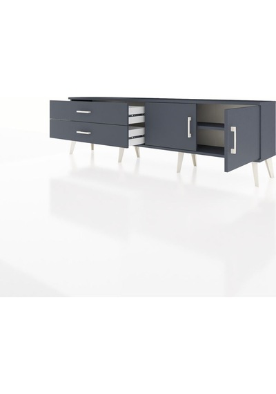 Arges Tv Ünitesi Tek Raflı 2 Çekmeceli 2 Kapaklı 176x30x51 Antrasit-antrasit/antrasit Antrasıt/antrasıt Arges Tv Ünitesi Tek Raflı 2 Çekmeceli 2 Kapaklı 176x30x51 Antrasit-antrasit/antrasit Antrasıt/antrasıt