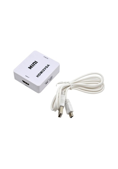 Hdmı To 2 Vga Mini Çevirici Dönüştürücü Hdmı2Vga Adaptör