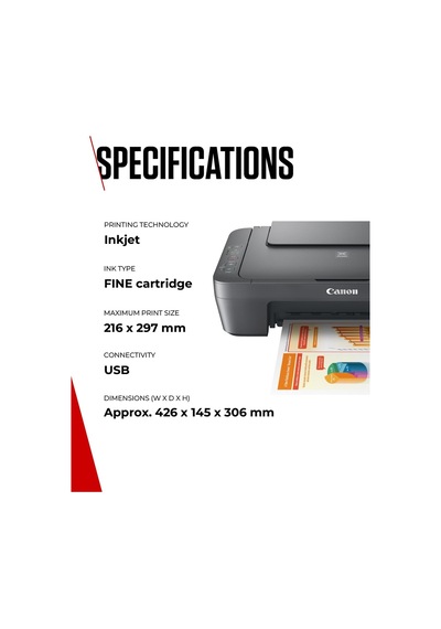 Cano Pıxma Serisi Mg2551s - Ev İçin Çok Fonksiyonlu Yazıcı, Fotokopi Makinesi Ve Tarayıcı Usb Bağlantılı En