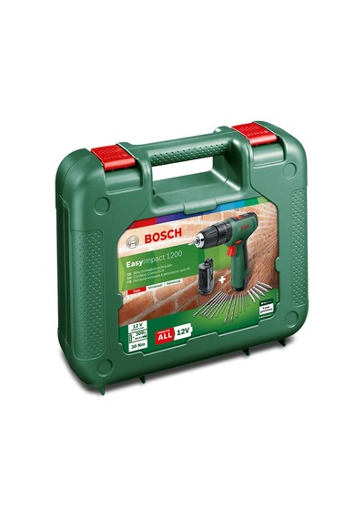 Akülü Darbeli Vidalama Easyımpact 1200 2 Adet Akü, 12 Volt Sistem, 19 Parça Aksesuar, Taşıma Çantası İçinde