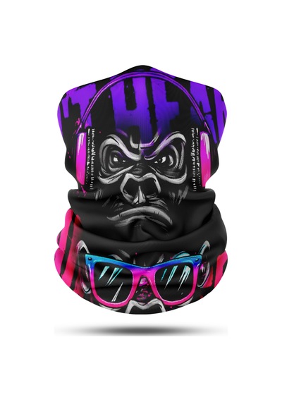 Dair Üç Maymun Desenli Motosiklet Bandana Boyunluk Outdoor Balaklava