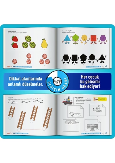 Adeda Dikkati Güçlendirme Seti Mixt 4-5  Yaş