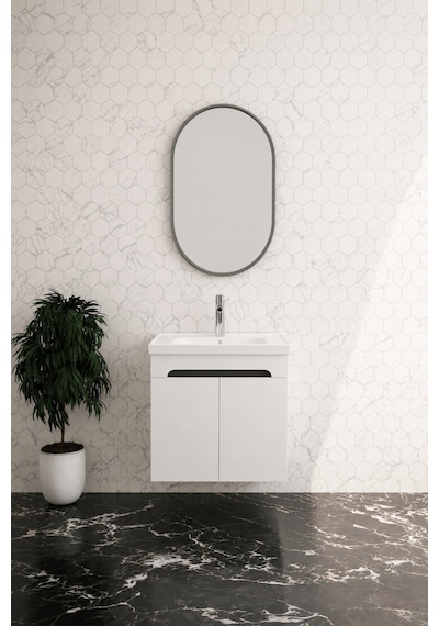 Lode Bath Irma Serisi Lavabolu Alt Banyo Dolabı, Kapaklı Banyo Alt Dolabı,seramik Lavabo Dahil 60 Cm Matbeyaz Lode Bath Irma Serisi Lavabolu Alt Banyo Dolabı, Kapaklı Banyo Alt Dolabı,seramik Lavabo Dahil 60 Cm Matbeyaz