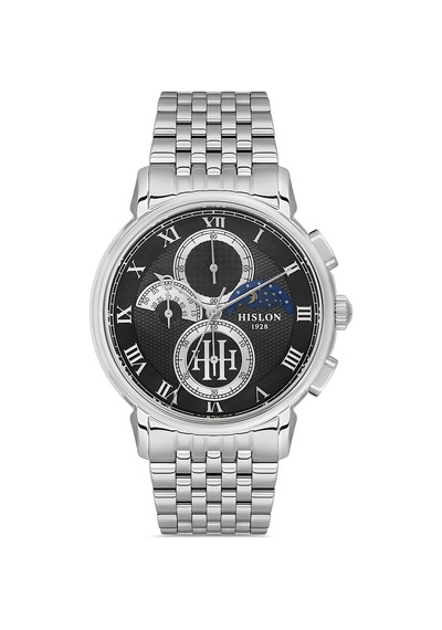 Hislon Men's Timeles's Tm143s-04ss Gri