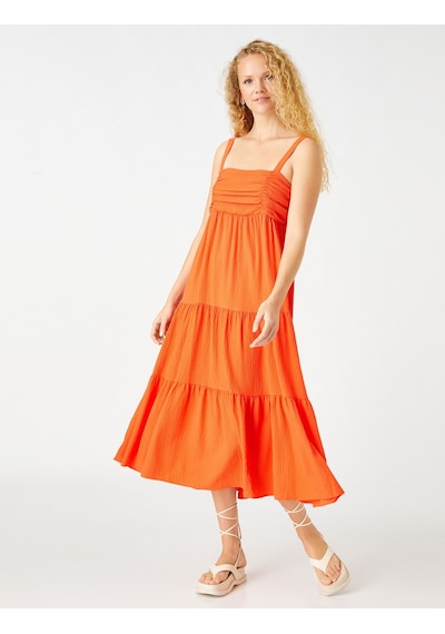 Koton Askılı Midi Boy Elbise Drape Detaylı Kırmızı 2sak80479ew 2SAK80479EW401 Koton Askılı Midi Boy Elbise Drape Detaylı Kırmızı 2sak80479ew 2SAK80479EW401