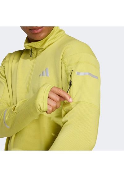 Adidas Adi365 Running Climawarm+ Erkek Yeşil Koşu Sweatshirt Jm5725