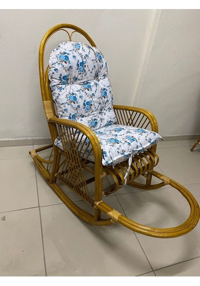 Klasbambumobilya Bambu Sallanan Sandalye Tv Koltuğu Büyük