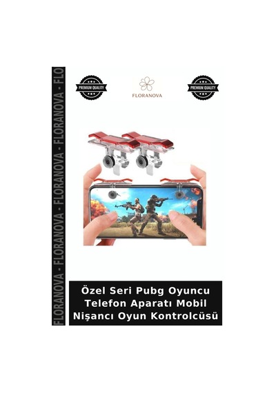 Özel Seri Pubg Oyuncu Telefon Aparatı Mobil Nişancı Oyun Kontrolcüsü