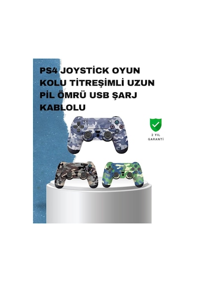 Ergonomik Tasarımlı Oyun Kolu Hassas Tetikler Ve Analog Stickler Mh-hs2109-4250 Diğer