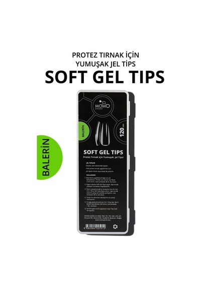 Momo Professional Tırnak Soft Gel Tips 120 Ad. Balerin