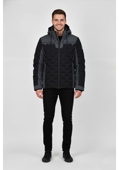 Dynamo Erkek Kapüşonlu Spor Mont Regular Fit 3331 Bgl-st04899 Füme