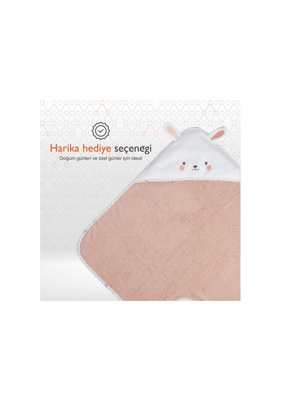Gezenbebe Hero Kahraman Başlıklı Kundak Bebek Havlusu