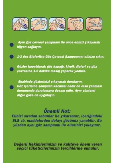 Tto Blefaritto Göz Çevresi Şampuanı 65ml