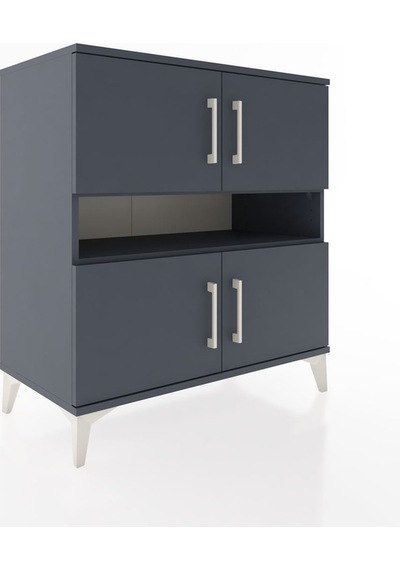 Hyperion Şifonyer 5 Raflı 4 Kapaklı 88x44x96 Antrasit-antrasit Antrasit Hyperion Şifonyer 5 Raflı 4 Kapaklı 88x44x96 Antrasit-antrasit Antrasit