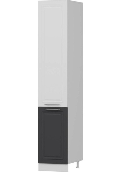 Minar 40 Cm Mutfak Boy Dolabı Beyaz Antrasit D40-Mcba1 Beyaz
