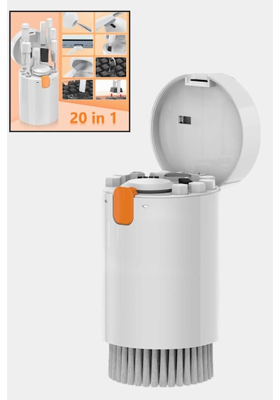 Elektronik Cihaz Temizleme Kit Pc Kulaklık Klavye Kamera Temizleme Kiti Fırçalı Spreyli 20 Parça Set