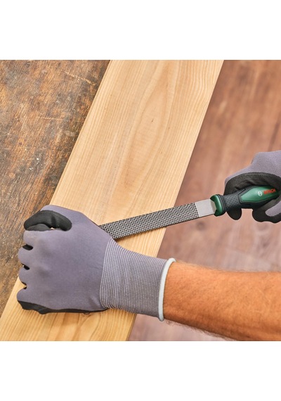 Bosch 3 Parçalı Törpü Seti Sağlam Ahşap Törpü Seti, Düz, Yarı Yu