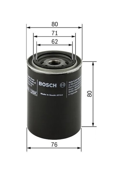 Bosch F026407005 Yağ Filtresi 047198561f