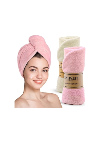 Mikrofiber Saç Havlusu, Süper Emici Ve Hızlı Kuruyan Tasarım