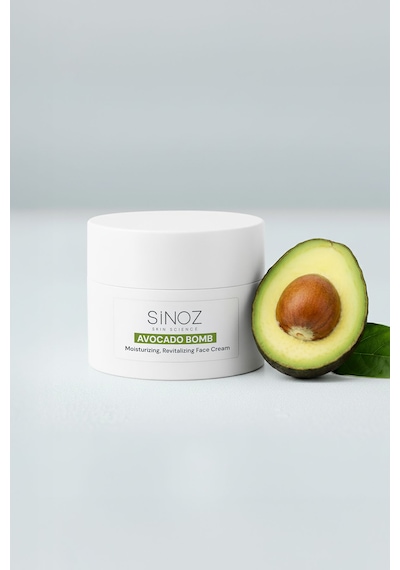 Sinoz Avokado Bomb Canlandırıcı ve Nemlendirici Yüz Bakım Kremi 50 ML Sinoz Avokado Bomb Canlandırıcı ve Nemlendirici Yüz Bakım Kremi 50 ML