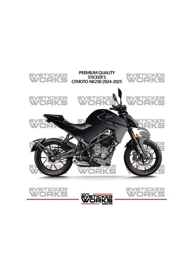Cfmoto Nk250 Gen 2 Kaplama Sticker Çift Renk Motor Kaplama Modeli Hazır Kit Yüksek Kalite 08881798