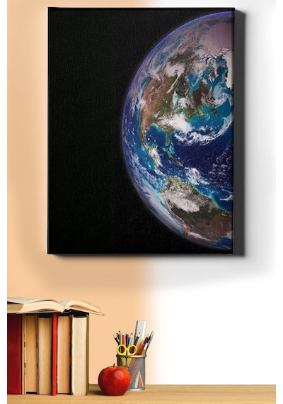Webstyle Sayılarla Boyama Seti Kasnaklı Dünya'ya Bakış 60 X 75 Cm