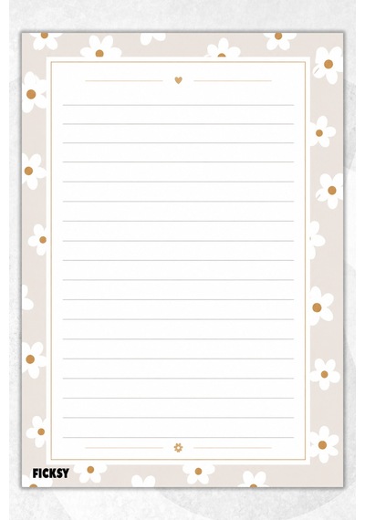 A5 Bloknot Çizgili Defter - 50 Yaprak - Memopad - Notepad - Not Defteri - Not Kağıdı - 3893 Çok Renkli