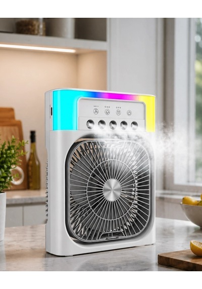 Mey İthalat Işıklı Fan 5005 Çok Renkli