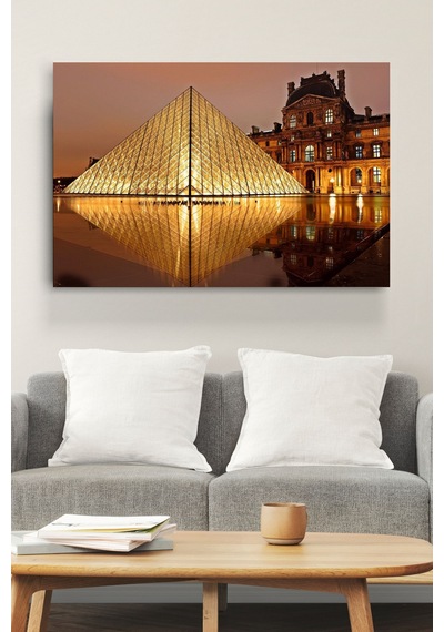Louvre Müzesi Cam Tablo, Dekoratif Cam Tablo