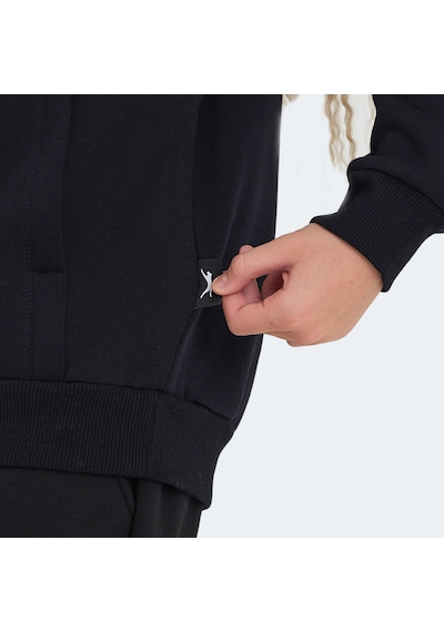 Slazenger  LEXUS Çocuk Kapüşonlu Cepli Lacivert Sweatshirt