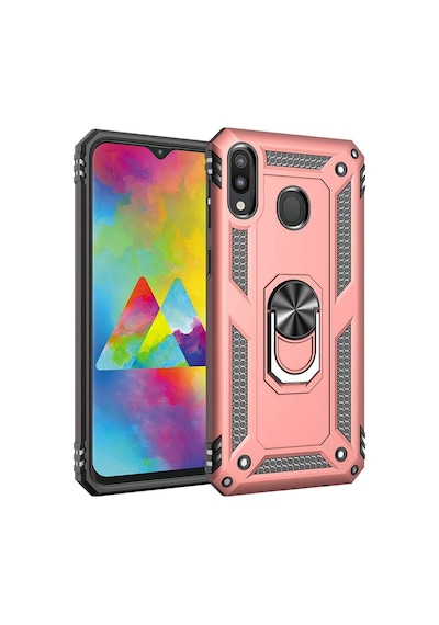 Samsung Galaxy Uyumlu M20 Kilif Zirhli Standli Miknatisli Tank Kapak 392976535