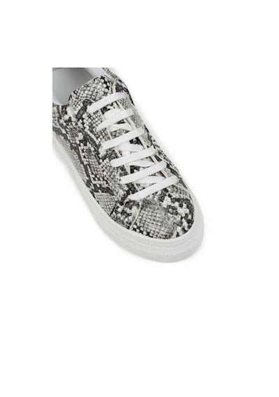 Deery Hakiki Deri Beyaz Sneaker Kadın Ayakkabı - Z1681zbyzc08 Beyaz