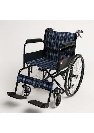 Medwelt Tekerlekli Sandalye Refakatçi Frenli Katlanabilir - Tm-h-8012/f