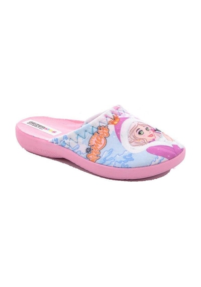 Gezer 13758 Temal Kumaş Kız Çocuk Halı Terlik 30-35 Pembe