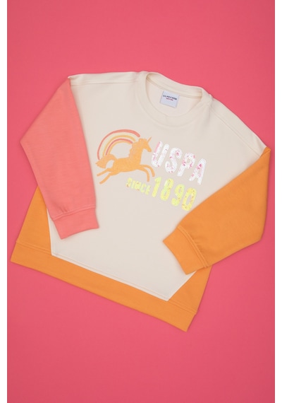 U.s. Polo Assn. Kız Çocuk Sweatshirt 50317979-vr244 Mango