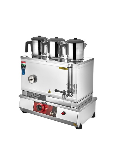 Miletto Üç Demlik Gaz'Lı Pleytsiz Çay Ocağı 33 Lt