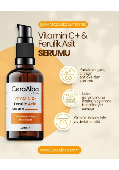 Ceraalba Vitamin C+ & Ferulik Asit Serumu