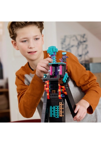 LEGO® Minecraft® Enderman Kulesi 21279 - 9 Yaş ve Üzeri Çocuklar için Video Oyunu Temalı Yaratıcı Oyuncak Yapım Seti (867 Parça)
