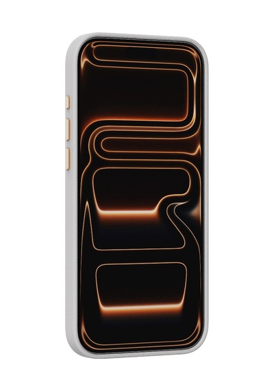 Apple iPhone 17 Pro Uyumlu Kılıf M-safe Şarj Özellikli Udemos Wind Serisi Kapak Beyaz Beyaz